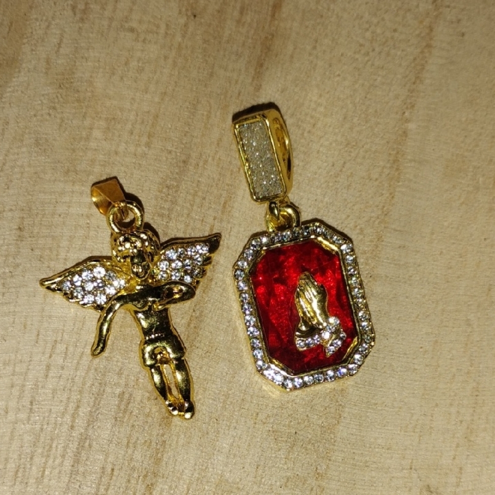 Angel & Praying Hands Pendants
